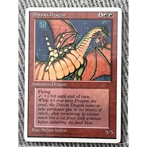 Shivan Dragon – 1995 4th Edition – Magic: The Gathering
